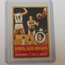 1973-74 TOPPS #100 JERRY WEST NBA ALL STAR LAKERS