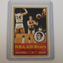 1973-74 TOPPS #100 JERRY WEST NBA ALL STARS LAKERS