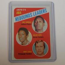 1971-72 TOPPS #150 1970-71 ABA REBOUNDS LEADERS