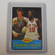 1973-74 TOPPS #66 KNICKS CELTICS NBA EASTERN FINALS