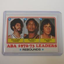 1973-74 TOPPS #238 ABA 1972-73 REBOUNDS LEADERS