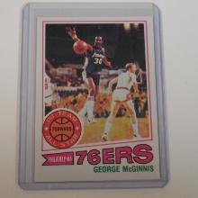 1977-78 TOPPS #50 GEORGE MCGINNIS PHILADELPHIA 76ERS