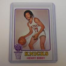 1973-74 TOPPS #48 HENRY BIBBY ROOKIE CARD NEW YORK KNICKS RC VINTAGE