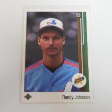 1989 UPPER DECK RANDY JOHNSON ROOKIE CARD EXPOS RC HOF