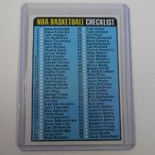 1973-74 TOPPS BASKETBALL #121 CHECKLIST SERIES 1 1-176