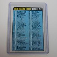 1973-74 TOPPS BASKETBALL #121 CHECKLIST SERIES 1 1-176