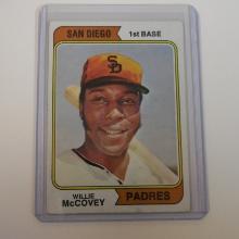 1974 TOPPS #250 WILLIE MCCOVEY SAN DIEGO PADRES