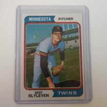 1974 TOPPS #98 BERT BLYLEVEN MINNESOTA TWINS CLEAN NICE