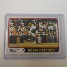 1974 TOPPS #105 CARLTON FISK BOSTON RED SOX