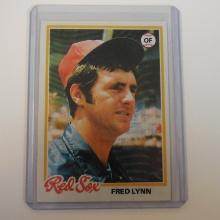 1978 TOPPS #320 FRED LYNN BOSTON RED SOX