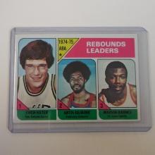 1975-76 TOPPS #225 1974-75 ABA REBOUNDS LEADERS