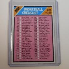 1975-76 TOPPS BASKETBALL #257 CHECKLIST ABA 221-330