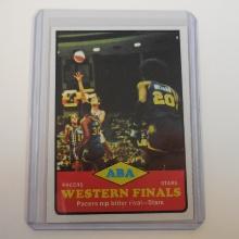 1973-74 TOPPS #206 ABA WESTERN FINALS PACERS STARS