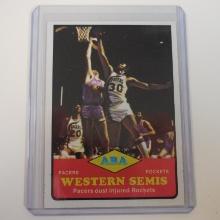 1973-74 TOPPS #202 PACERS ROCKETS WESTERN SEMIS ABA