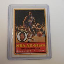 1973-74 TOPPS #1 NATE ARCHIBALD NBA ALL STARS KANSAS CITY OMAHA KINGS