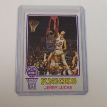 1973-74 TOPPS #125 JERRY LUCAS NEW YORK KNICKS VINTAGE HOF