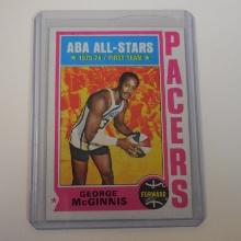 1974-75 TOPPS #220 GEORGE MCGINNIS ALL STAR ABA PACERS