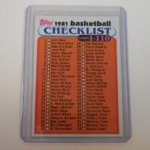 1981-82 TOPPS BASKETBALL #76 MID WEST CHECKLIST 1-110