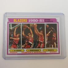 1981-82 TOPPS #61 PORTLAND TRAIL BLAZERS TEAM LEADERS