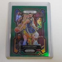 2023-24 PANINI PRIZM STEPHEN CURRY GREEN PRIZM SP WARRIORS