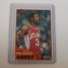 1981-82 TOPPS #68 EDDIE JOHNSON ATLANTA HAWKS