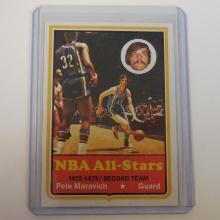 1973-74 TOPPS #130 PETE MARAVICH NBA ALL STARS ATLANTA HAWKS