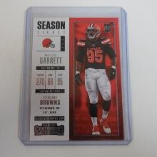 2017 PANINI CONTENDERS MYLES GARRETT ROOKIE CARD BROWNS