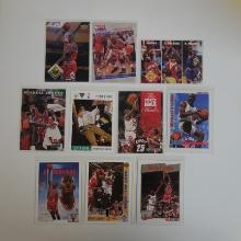 MICHAEL JORDAN BASKETBALL 10 CARD LOT UPPER DECK SKYBOX