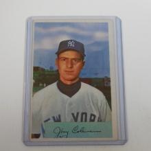 1954 BOWMAN BASEBALL #81 JERRY COLEMAN NEW YORK YANKEES