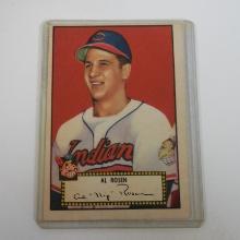 1952 TOPPS BASEBALL #10 AL ROSEN CLEVELAND INDIANS