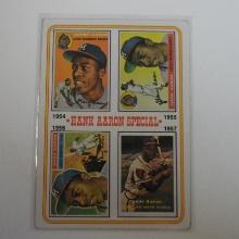 1974 TOPPS BASEBALL #2 HANK AARON SPECIAL 1954-1957 TOPPS CARDS