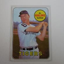 1969 TOPPS BASEBALL #410 AL KALINE DETROIT TIGERS VINTAGE HOF