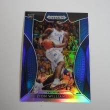 RARE 2019-20 PANINI PRIZM DRAFT ZION WILLIAMSON BLUE PRIZM ROOKIE CARD RC SP