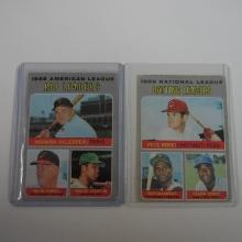 1970 TOPPS BASEBALL LEAGUE LEADERS TWO CARD LOT KILLEBREW JACKSON ROSE CLEMENTE