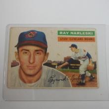 1956 TOPPS BASEBALL #133 RAY NARLESKI CLEVELAND INDIANS