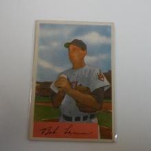 1954 BOWMAN BASEBALL #196 BOB LEMON CLEVELAND INDIANS