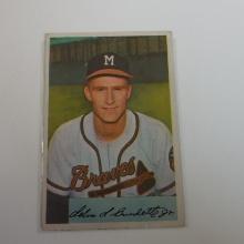 1954 BOWMAN BASEBALL #192 LOU BURDETTE MILWAUKEE BRAVES