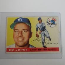 1955 TOPPS BASEBALL #109 ED LOPAT NEW YORK YANKEES