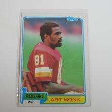 1981 TOPPS FOOTBALL #194 ART MONK ROOKIE CARD REDSKINS