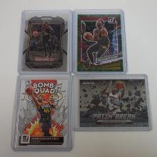 DONOVAN MITCHELL FOUR CARD LOT WITH INSERTS JAZZ CAVALIERS LOUISVILLE