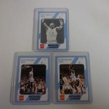 1989 COLLEGIATE COLLECTION UNC MICHAEL JORDAN COLLEGE CARD LOT TARHEELS