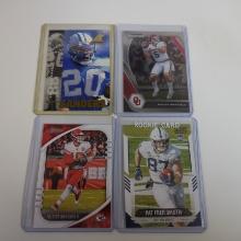 STAR AND HALL OF FAMER FOOTBALL CARD LOT WITH ROOKIE CARD