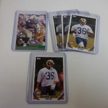 1993 TOPPS AND SKYBOX JEROME BETTIS ROOKIE CARD RC LOT STEELERS RAMS HOF