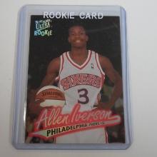 1996-97 FLEER ULTRA ALLEN IVERSON ROOKIE CARD 76ERS