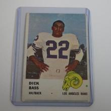 1961 FLEER FOOTBALL #101 DICK BASS ROOKIE CARD