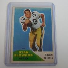 1960 FLEER FOOTBALL #115 STAN FLOWERS ROOKIE CARD BOSTON PATRIOTS