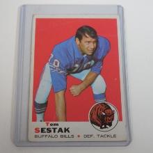 1969 TOPPS FOOTBALL #211 TOM SESTAK BUFFALO BILLS