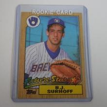 1987 TOPPS BASEBALL B.J. SURFHOFF FUTURE STARS