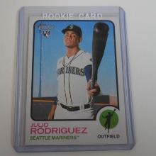 2022 TOPPS HERITAGE #700 JULIO RODRIGUEZ HIGH NUMBER ROOKIE CARD RC MARINERS