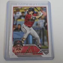 2023 TOPPS CORBIN CARROLL ROOKIE CARD DIAMONDBACKS